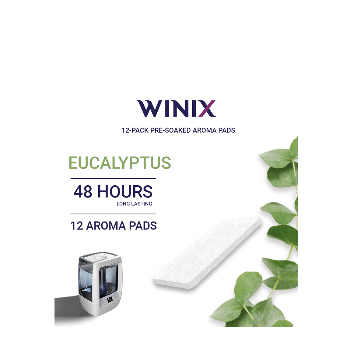 Humidificateur L500Pastilles aromatiques eucalyptus